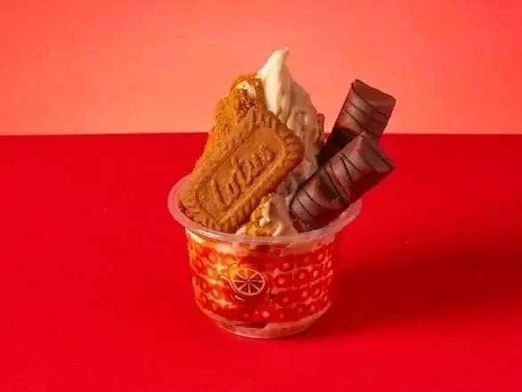 Kinder & Lotus Ice Cream / کندر لوتس